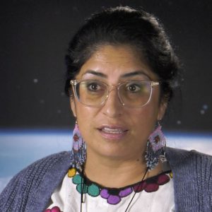 Ali Guarneros Luna, an aerospace engineer at NASA's Ames Research Center
