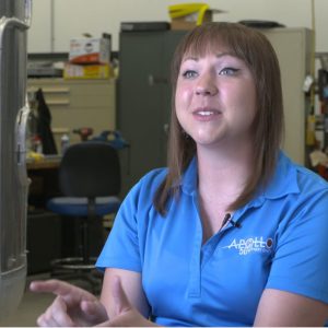 Monica Guzik, a Gas and Fluid Systems Engineer at NASA's Glenn Research Center