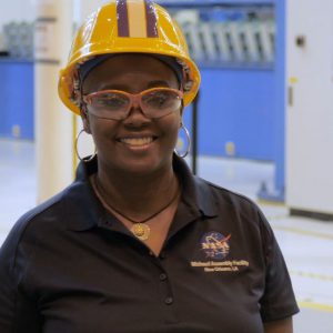Renee Horton, a quality engineer at NASA's Michoud Assembly Facility in New Orleans